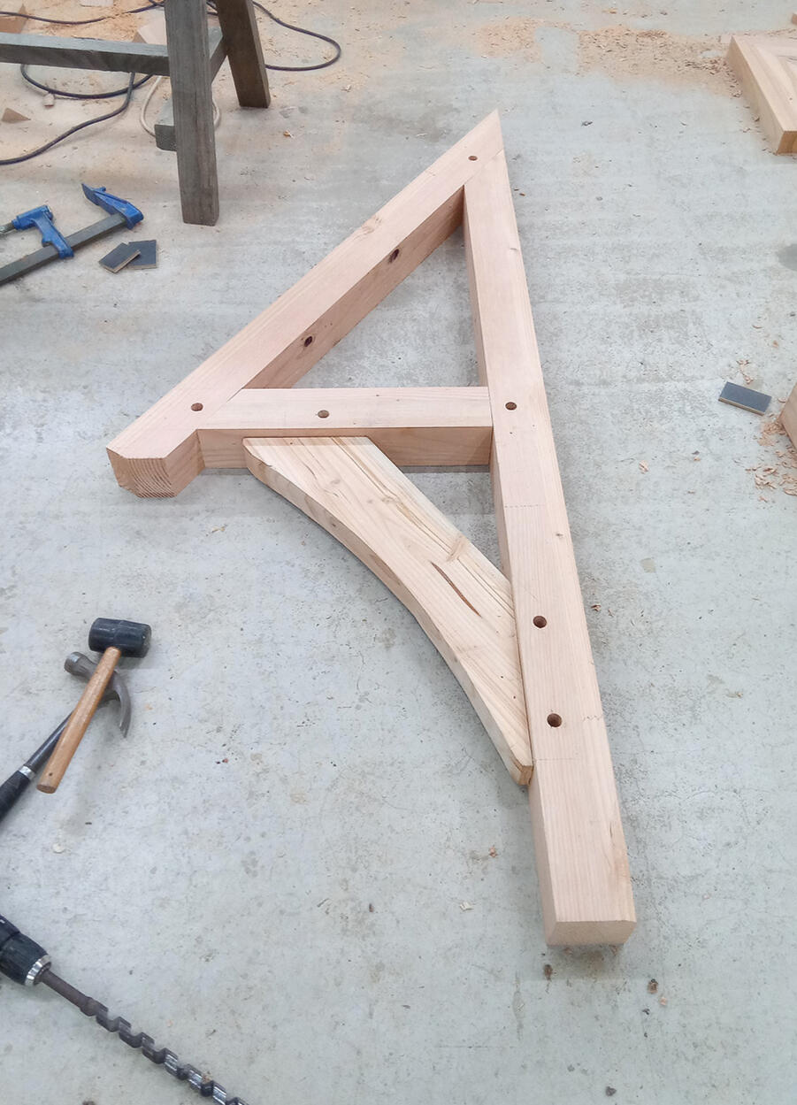 Montage à blanc marquise douglas - Atelier